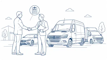 Fleet sale or vehicle purchase